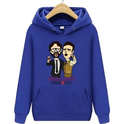 2020 Autumn La Casa De Papel House Of Paper Money Heist Short Games Hoodies Women Sweatshirts Mens Streetwear Game Hoodie JACKE