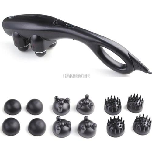 Four-head powerful multifunctional vigorous king massager, neck, waist and legs, whole body household electric massage stick