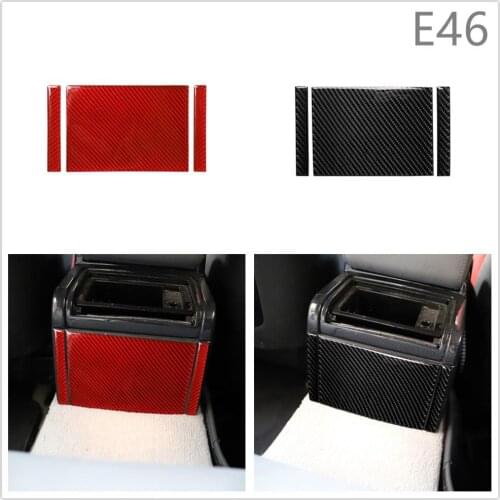 Apply to the modified sticker of the air outlet behind the true carbon fiber facelift in the BMW 3 Series E46 m3 1998-2005