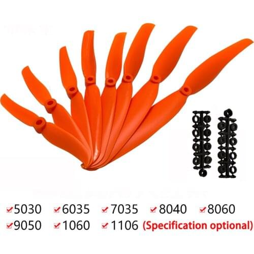 Hot 10PCS Gemfan 5030 6030 7035 8040 8060 9050 1060 Direct Drive Propeller For RC Models Airplane Fix wing Aircraft