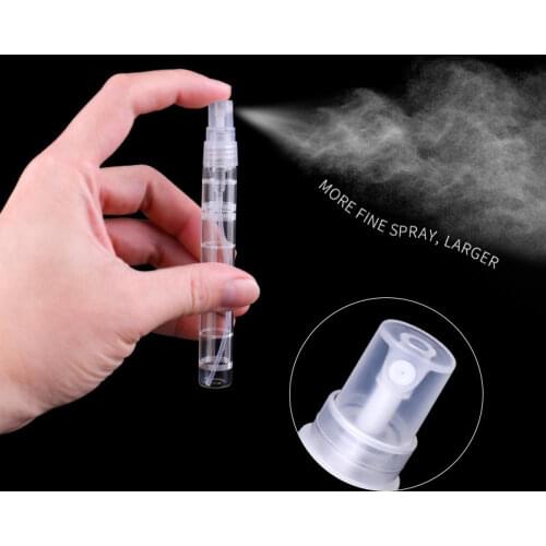 6pcs/lot 10ML Portable Mini Perfume Bottle Glass Empty Bottle Cosmetics Bottles Refillable Spray Bottle Nebulizer for Traveling