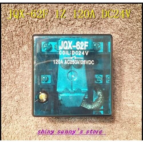 1Piece JQX-62F 1Z 120A DC24V Coil High Power Relay Brand New