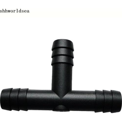 Shhworldsea auto clip and fastener Tubing hose tee connectors barbed on all ends internal diameter 9.5mm.9.5mm.9.5mm