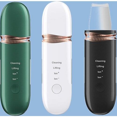 Ultrasonic Skin Scrubber Deep Cleansing Cavitation Peeling Facial Peeling Vibration Acne Blackhead Exfoliation Toremove Wrinkles