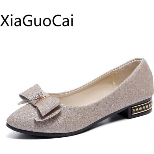 High Quality Peep Toe Women Flat Shoes Soft Bottom Working Shallow Ladies Casual Flat Shoes Womens Loafers