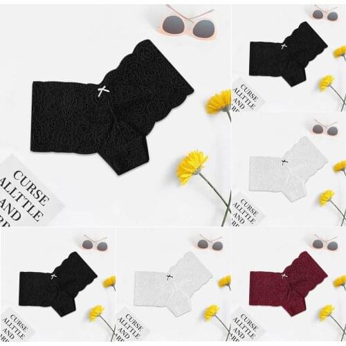 S-XXL Womens Fashion Sexy Lace Underwear Womens Boxer Underwear Underpants majtki sexy Multicolor lace Bag hip panties soft T3