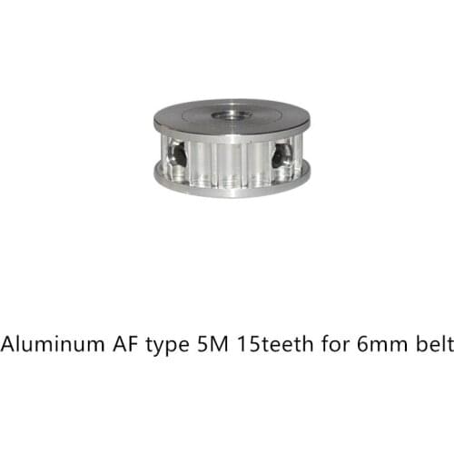 AF type 15 teeth 5M Timing Pulley Bore 10mm for HTD 5M belt width 6mm used in linear pulley 15Teeth 15T