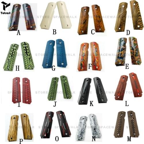 1911 accessories modified 1911 Grips handle Zambia blood wingceltis logs material custom CNC handle material