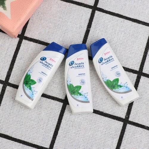 3Pcs 1:12 Scale Dollhouse Miniature Supermarket Shampoo Model Daily Necessities Toys