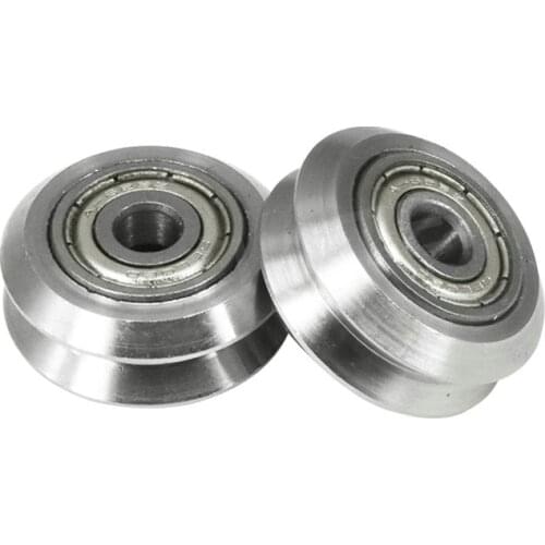 3D printer accessories Openbuilds V-type stainless steel pulley metal double V wheel -2pcs/pack