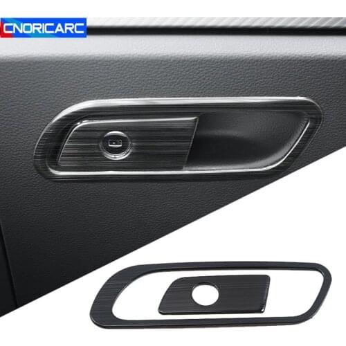 Car Styling Console Co-pilot Glove Box Frame Decoration Cover Trim For Audi Q5 FY 2018-19 LHD Auto Interior Accessories