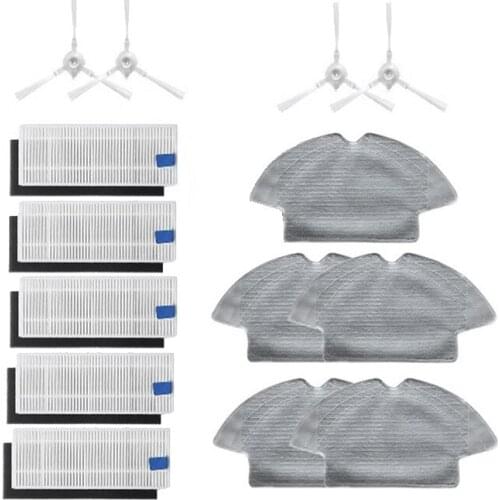 Side Brush Mop Cloth HEPA Filter for 360 S6 Robotic Vacuum Cleaner Spare Parts Accessories