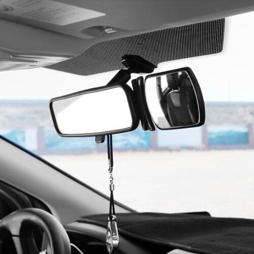 Baby rearview mirror in the car Childrens rear observation mirror Safety seat baby car rearview mirror Auxiliary paste mirror