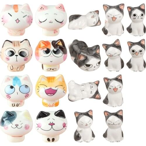 Cute Ornament Cat Pose Figurine Sculpture Statue Home Office Living Room Bedroom Desktop Bookshelf TV Stand Decoration Craft