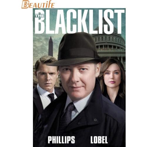 Hot Sale Custom Blacklist Poster Home Decoration Fashion Silk Fabric Wall Poster Custom Poster