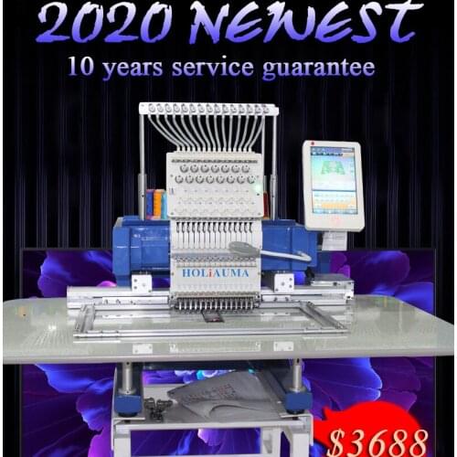 1 head computerized embroidery machine factory sale price /t shirt embroidery machine