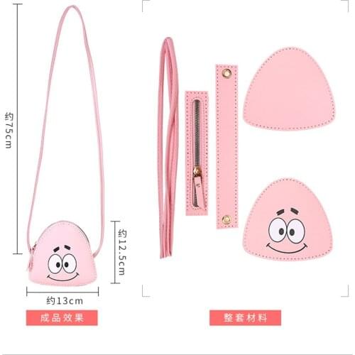 Steamed Bun PU Material Set for Phone Coin Bag Handbag Sewing DIY