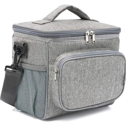 Picnic Lunch Box Student Lunch Bag Thermal Snacks Organizer for School College Work Picnic Hiking Beach Fishing Lunch Thermos