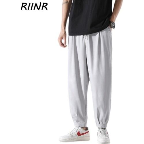 Мужские летние брюки RIINR China At AliExpress