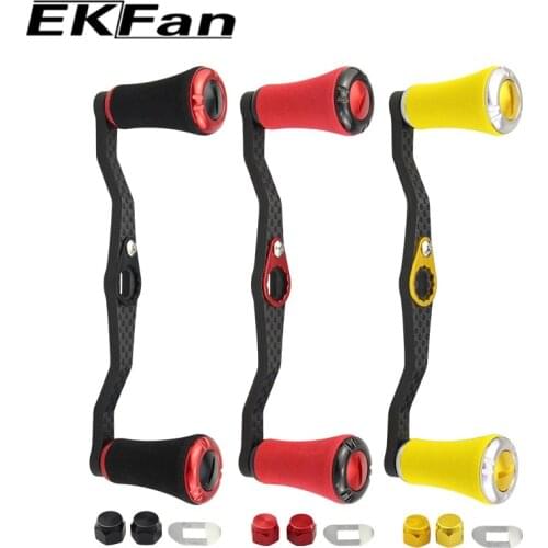 Ekfan New120MM Carbon Handle EVA knob For Daiwa Baitcast Reel Left Right Fishing reel Parts