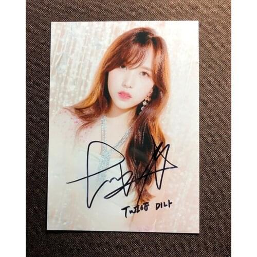 Hand signed TWICE MINA autographed photo FEEL SPECIAL 5*7 092019N1