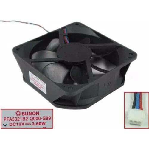 SUNON PFA5321B2-Q000-G99 DC 12V 3.60W Server Cooling Fan