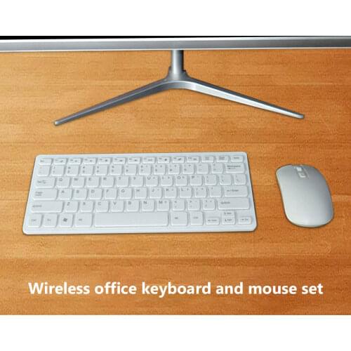 2.4G Portable Wireless Keyboard Mouse Combo Wireless Keyboard Mouse Combos Kit Keypad Ultra-Slim for Office PC Laptop