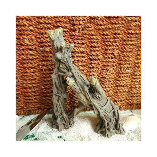 [High branch] Hermit crab climbing play stump amphibious worms small climbing pet raising box decoration landscaping