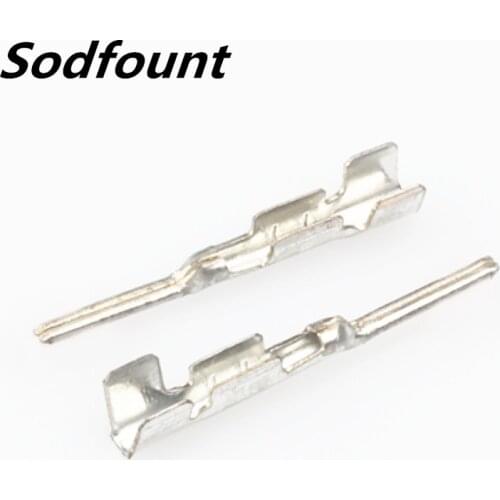 100pcs H62 brass tinned 1.0mm automotive terminal Automotive connector male terminal DJ611-G1x0.6A