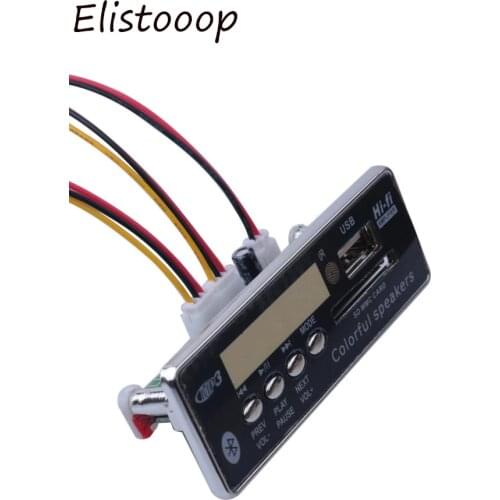 2018 USB Bluetooth Hands-free MP3 Player Integrated MP3 Decoder Board Module radio FM Remote Control USB FM Aux Radio for Car