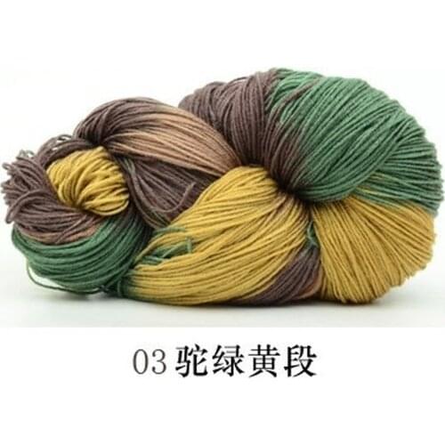 3pcs 50g/ball Hand Knitted Medium Thick 4-strand Slippers Hand Knitted Yarn Section Dyed Acrylic Wool Knitting Yarn for Knitting