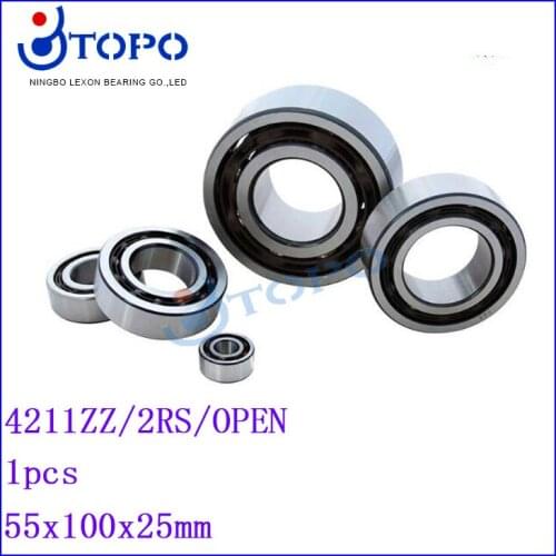 55*100*25mm Double Row Ball Bearing 4211 ZZ/2RS/open