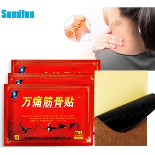 8Pcs Scorpion Venom Joint Pain Relieving Plaster Herbal Extract Knee Back Body Plaster Rheumatoid Arthritis Pain Relief Patches
