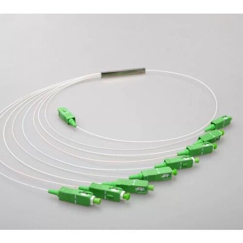 Free Shipping 5pcs/lot LC/ APC 1X8 Fiber Optic Splitter FBT Optical Coupler 1X8 LC Singlemode Steel optical splitter