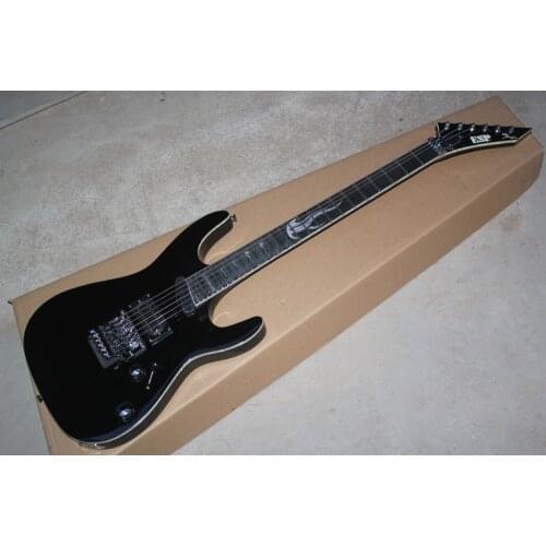 Custom shop Kiko Loureiro signature guitar black scalloped neck electric guitar free shipping chinese KSG fire inlays guitar