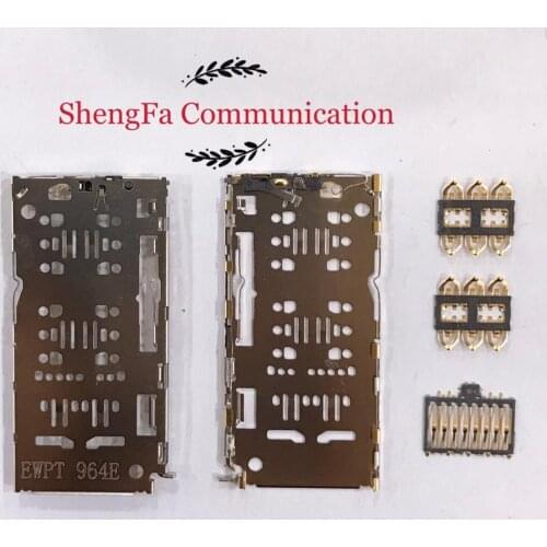 5 Set/Original for Samsung Galaxy A750 A10 A20 A30 A50 A60 A70 A90 A7-2018 A920 A9-2018 M31 M11 SIM Card Socket Holder Reader