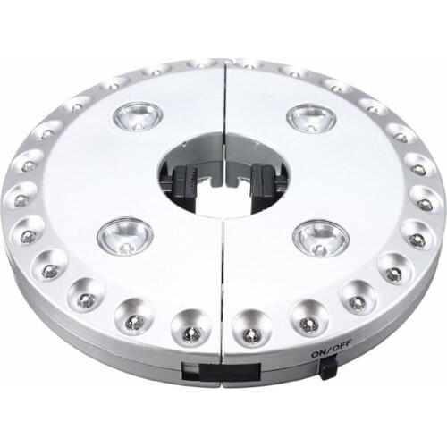 28 LED Light F5 Straw Hat LED Lamp Battery Powered Portable Camping Tent Light Umbrella Pole Light Outdoor Emergency Light