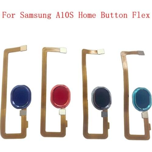 Home Button Fingerprint Sensor Flex Cable Ribbon For Samsung A10S A107F Touch Sensor Flex Replacement parts