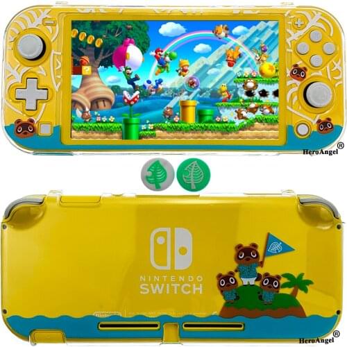 Sakura Crystal Shell For Nintendo Switch Lite PC Hard Cover Shell Shockproof Housing Frame Protective Case Box Game Accessories