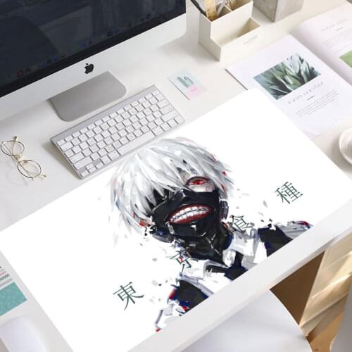 Tokyo Ghoul Gaming Play Mats Mousepad Anime Cartoon xl Large Size Gamer Mouse Pad Big Keyboard Desk Computer keyboard mouse pad