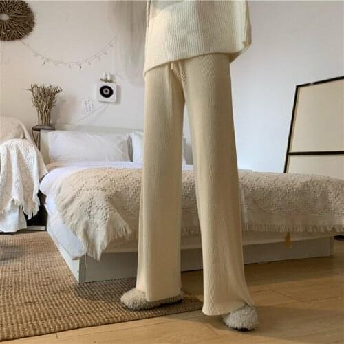 LSYLZL Women's Knitted Trousers