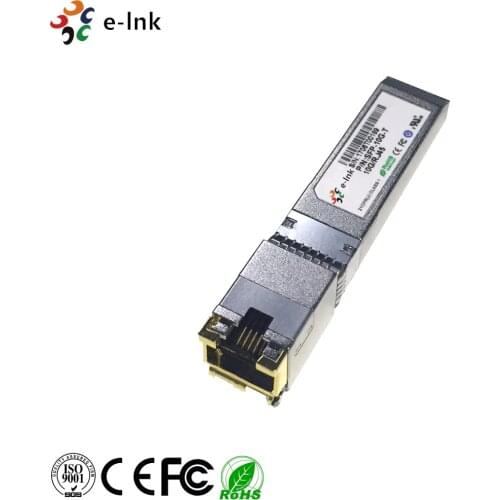 10Gbps Copper SFP Transceiver, Supports Links up to 30m using Cat 6a/7 Cable