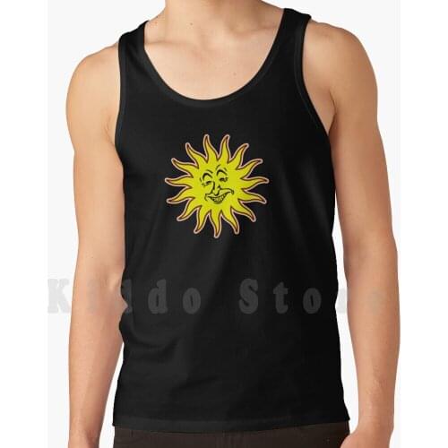 Man In The Sun tank tops vest 100% Cotton Totally Gnarly Totallygnarly TotallygnarlyCool Rad Dude Awesome