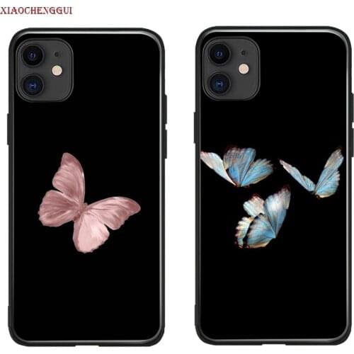Soft TPU Cases For iphone XR X XS Max 6 6S 7 8 Plus 11 11Pro Max Simple Cute Butterfly Patterned Phone Case NEW Shell