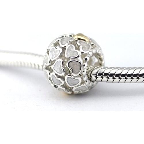 Genuine 925 Sterling Silver Charm Abundance of Love Beads for Jewelry Making Fits Original Charms Bracelet Berloque