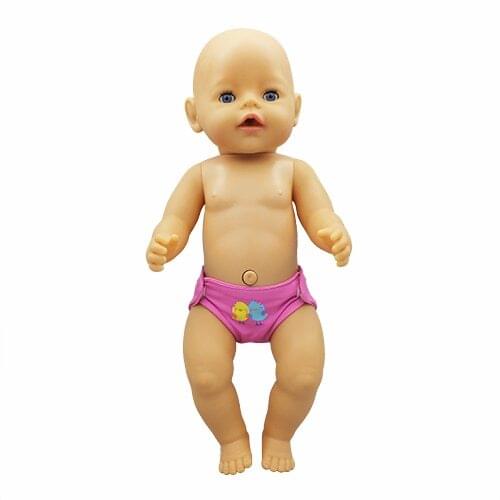 Underwear Doll Clothes Fit 17 inch 43cm Doll Clothes Born Baby Suit For Baby Birthday Festival Gift