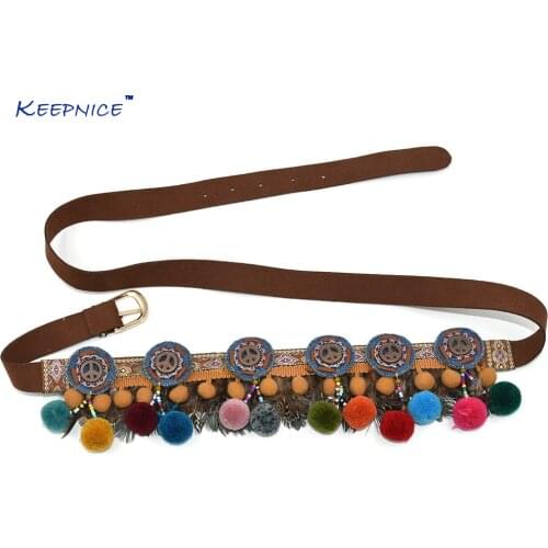 New Gypsy Boho Turkish Bohemian With Colorful Pompous Charm Belt Dance Body Chain Ethnic Sash Cummerbunds Belt