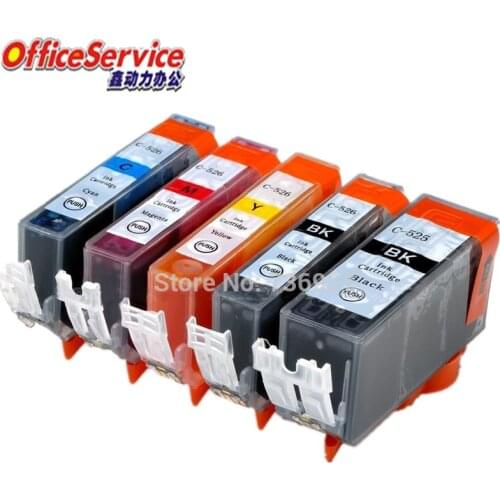 PGI-525 CLI-526 PGI525xl CLI526 Compatible ink Cartridge For Canon IP4950 IX6550 MG5150 MG5250 MG5350 MG6150 MX715 printer
