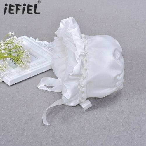 Lace Ruffled Newborn Baby Hat Cotton Toddler Kids Girls Hat Cap Princess Infant Baby Photography Bonnet Summer Sun Hat Gifts