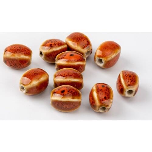 13# 20pcs Rhombus Shape Unique Ceramic Beads China Yoga Jewlery&Accessories Ceramics Beads #A532C